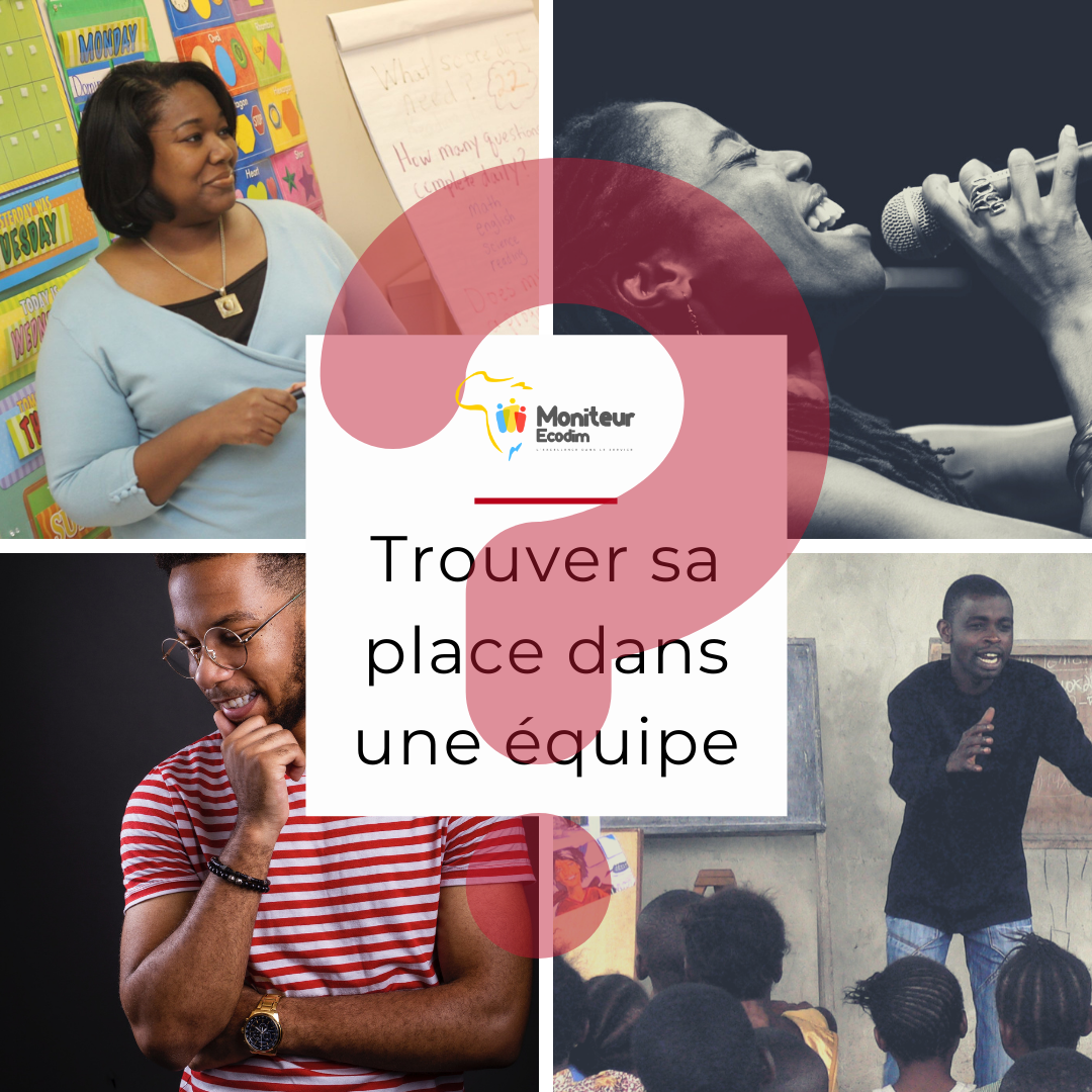 Trouver sa place dans une équipe. - Moniteurecodim